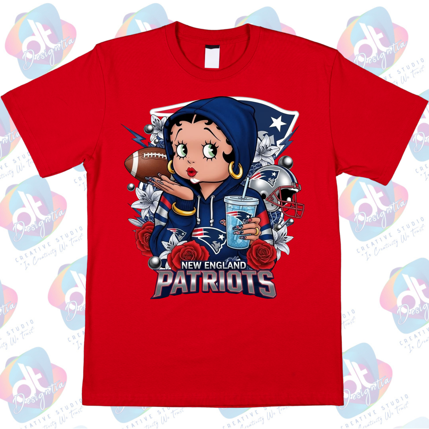 LADIES PATRIOTS TEE