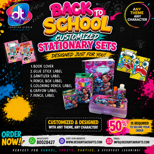BACK TO SCHOOL LABEL SET