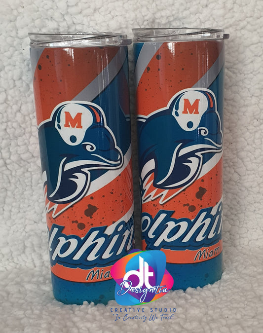 20oz MIAMI DOLPHINS TUMBLER