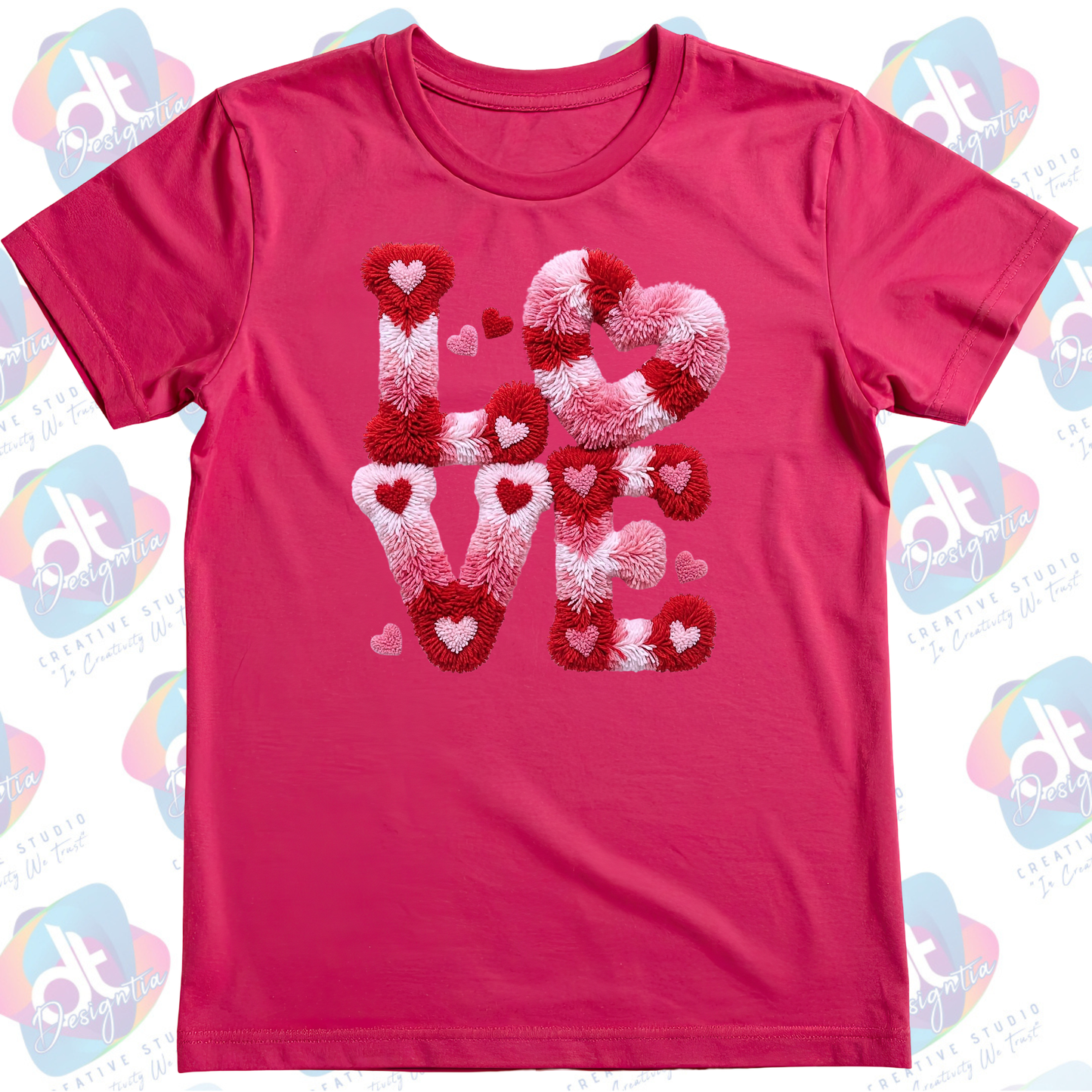 LOVE PINK COTTON TEE