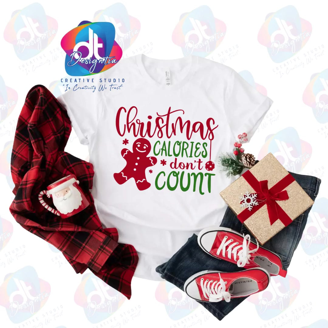 CHRISTMAS CALORIES DON'T COUNT TEE