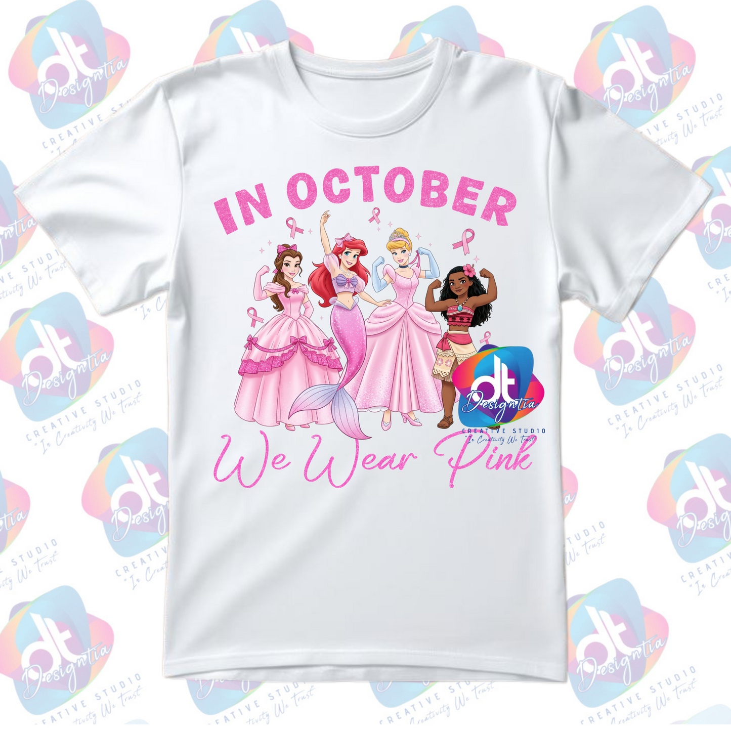 DISNEY PRINCESS BREAST CANCER TEE