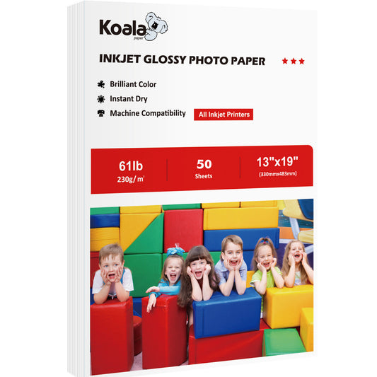 COLORED PRINTS ON GLOSS PHOTOPAPER