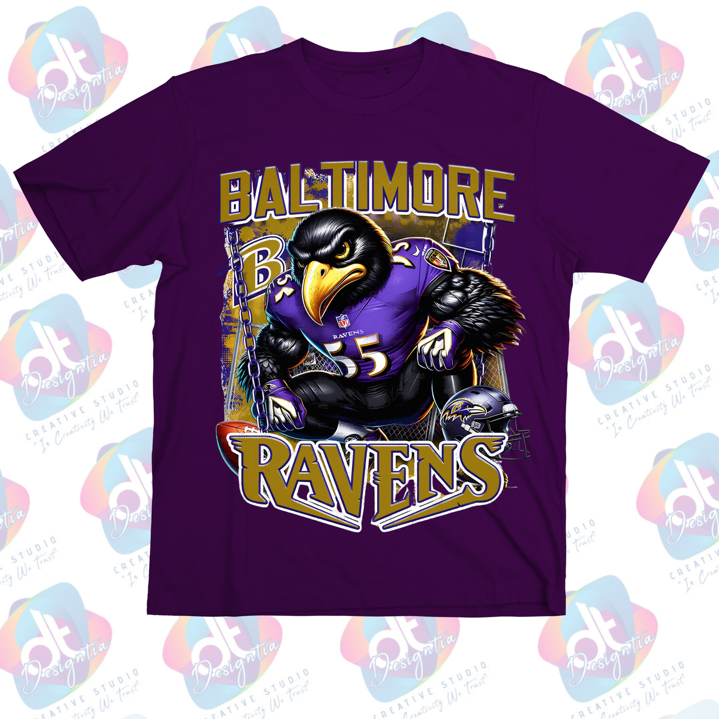 BALTIMORE RAVENS COTTON TEE