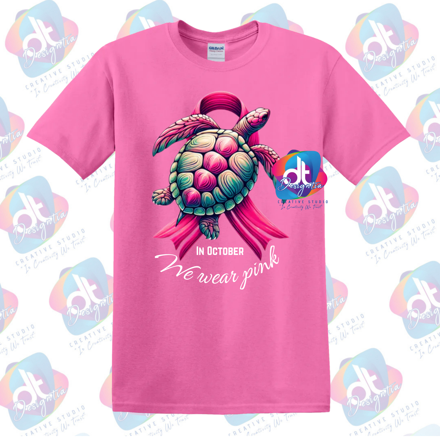SEA TURTLE BREAST CANCER TEE