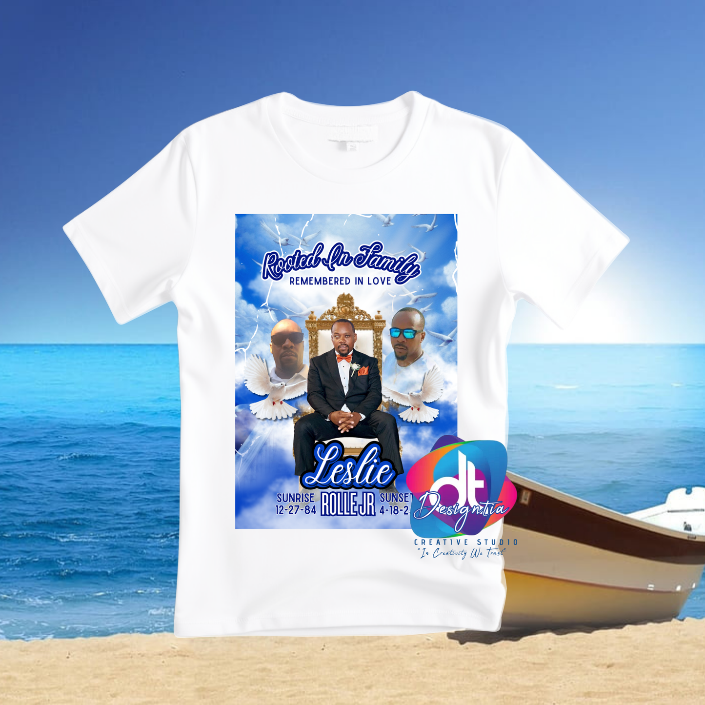 COTTON T-SHIRT - CENTERED DESIGN