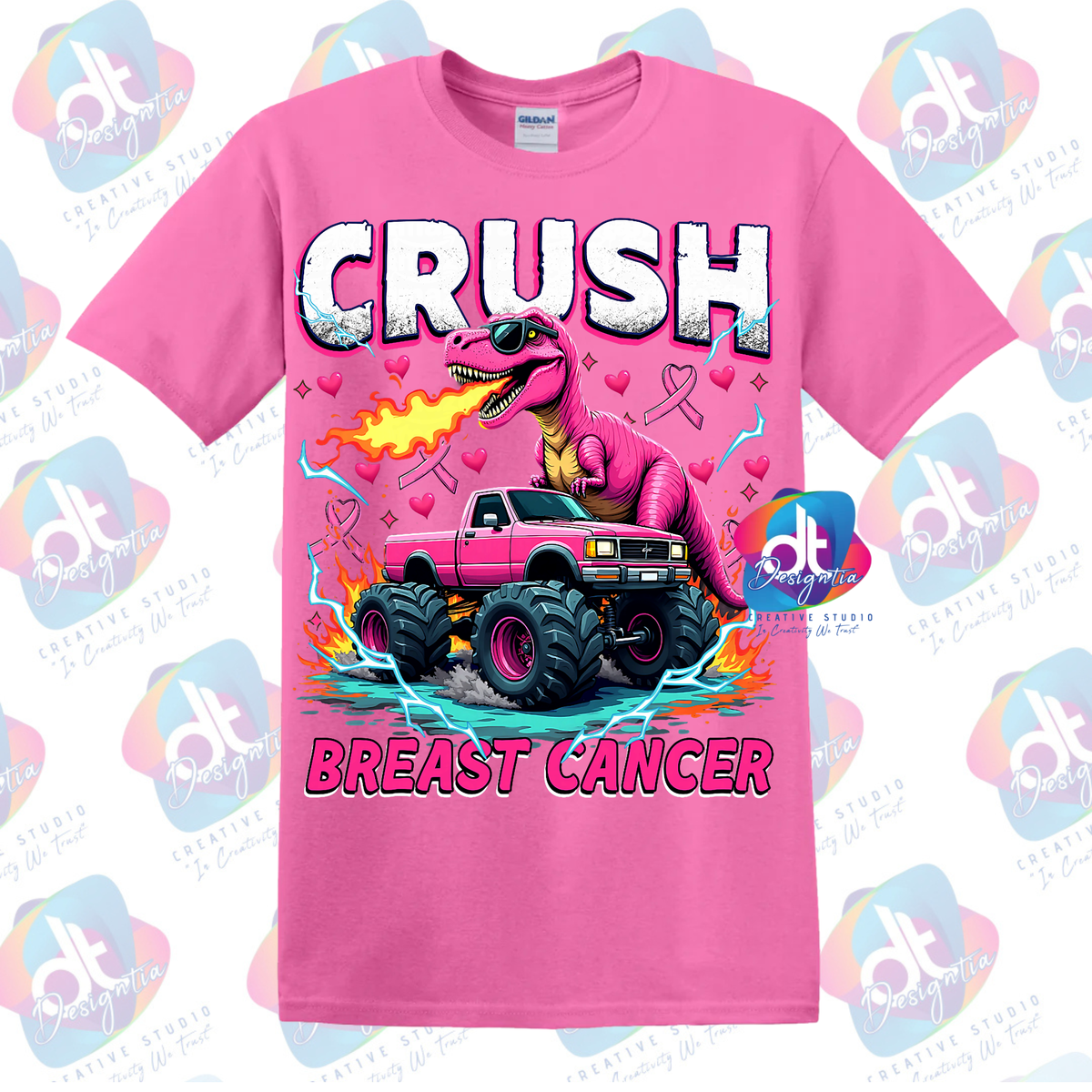 CRUSH BREAST CANCER TEE