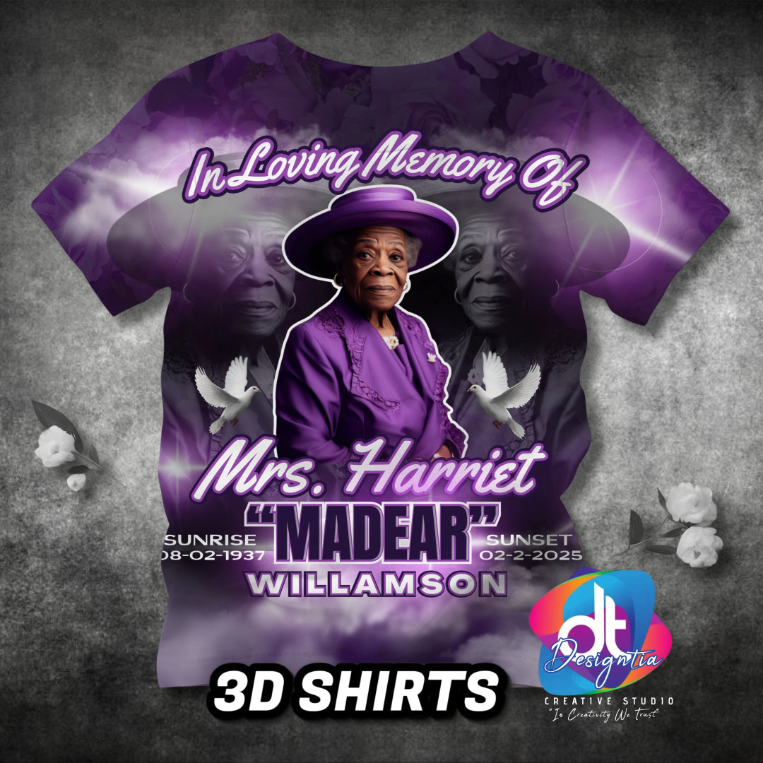 3D PRINT MEMORIAL SHIRT