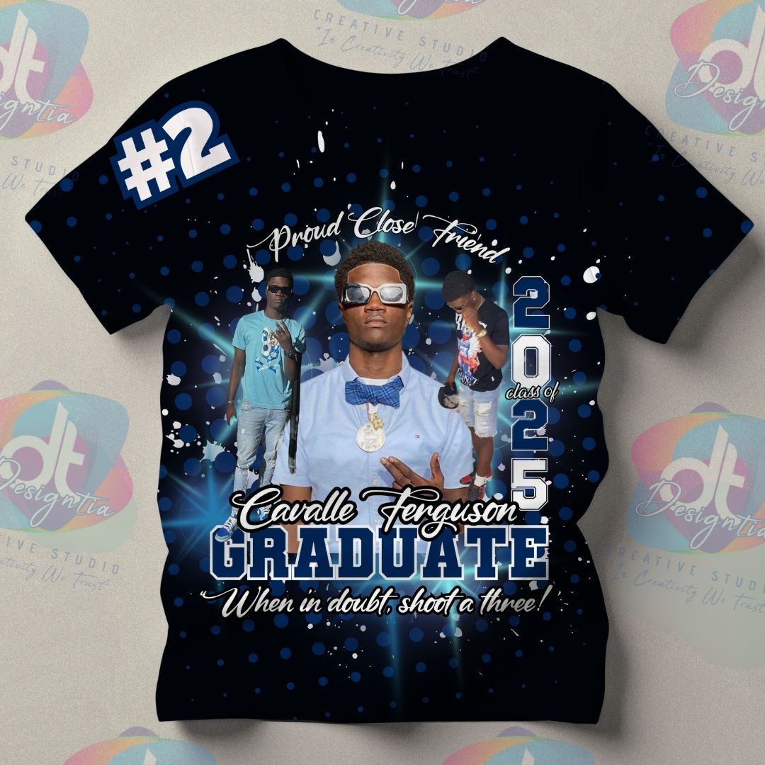 3D GRAD SHIRT