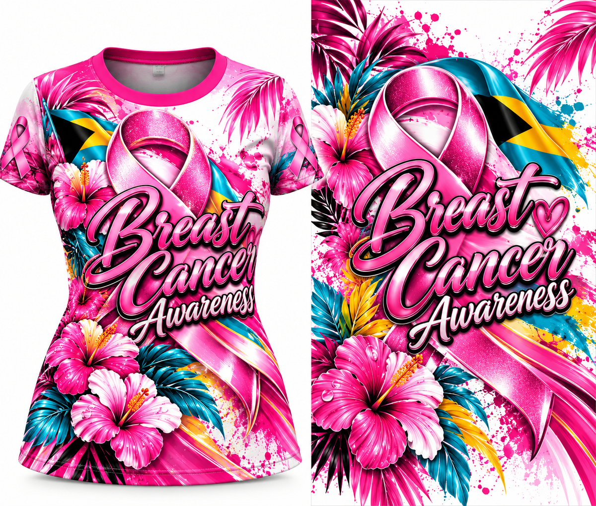 BREAST CANCER 3D SUBLIMATION TEE