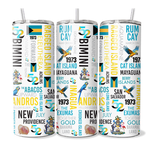 BAHAMAS 52ND INDEPENDENCE TUMBLER