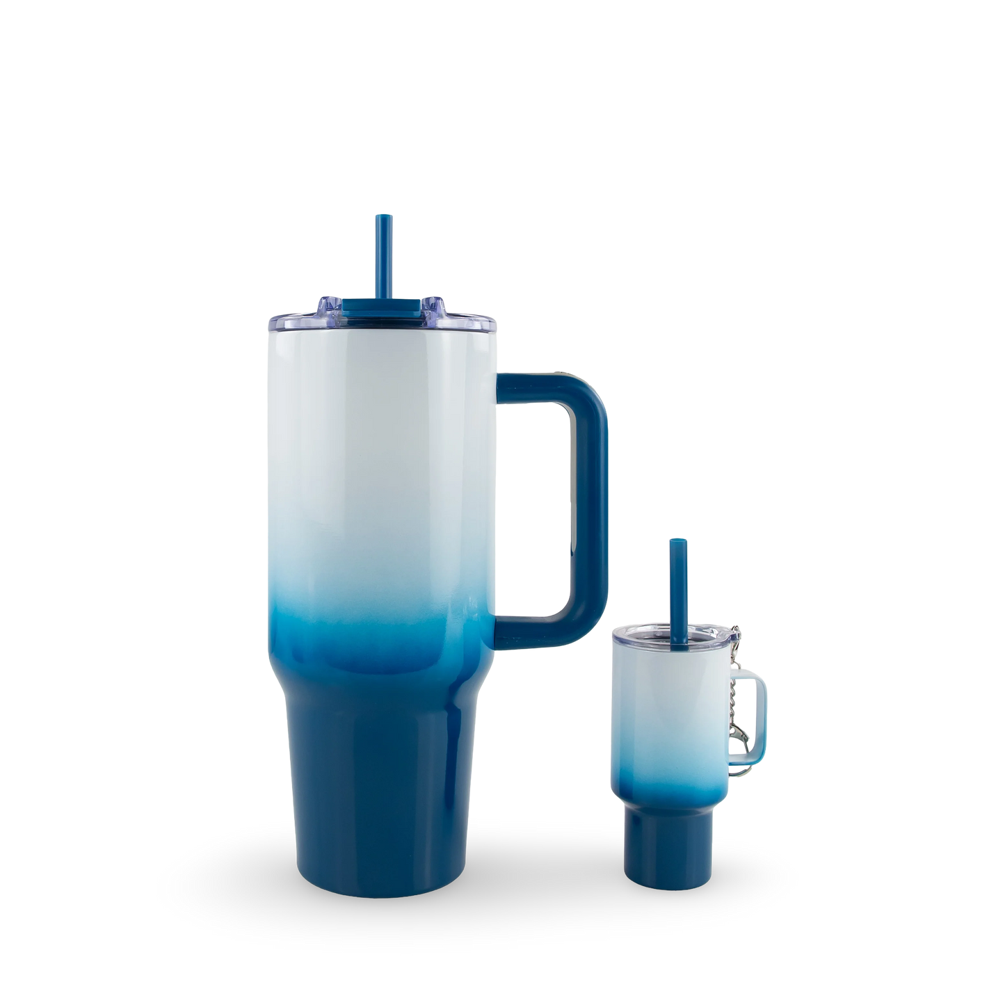 40oz GAME DAY TUMBLER WITH BONUS SHOT CUP KEYCHAIN