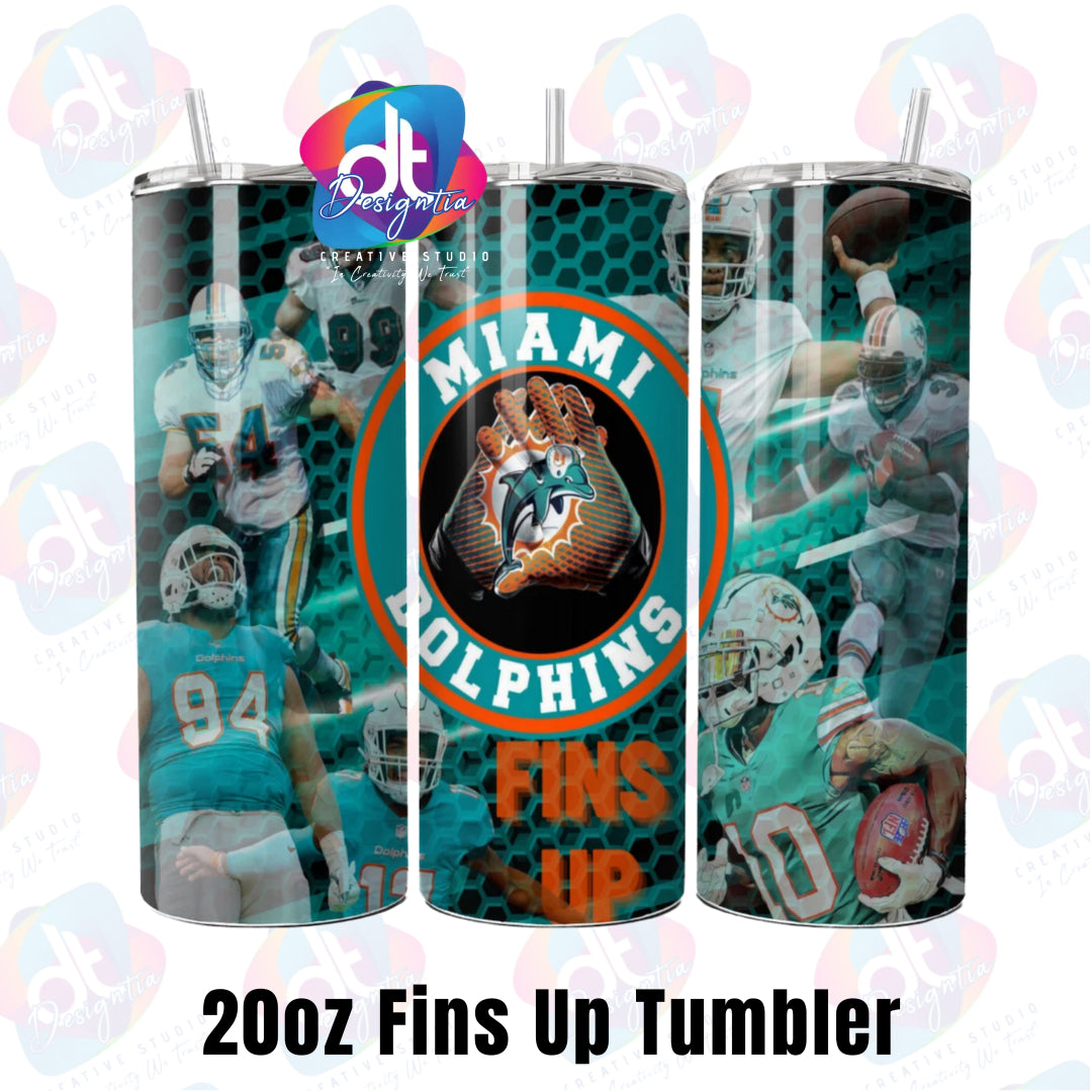 20OZ MIAMI DOLPHINS TUMBLER