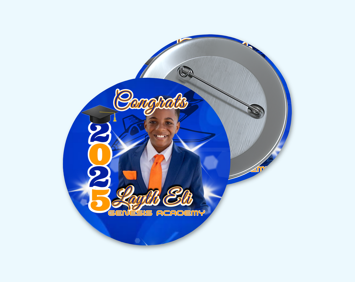 2" GRAD SHIRT PINS