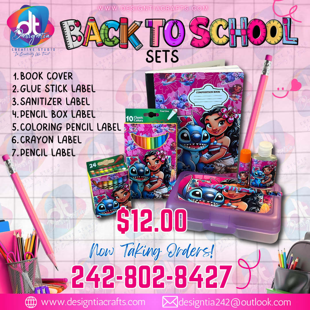 BACK TO SCHOOL LABEL SET