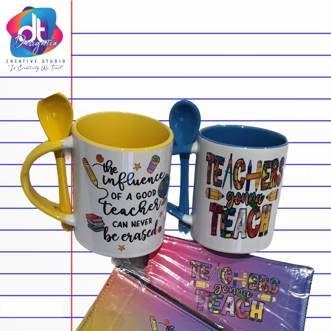 TEACHER'S APPRECIATION MUG WITH SPOON