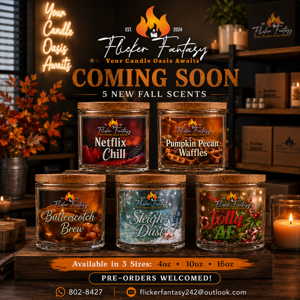 SOY WAX CANDLES