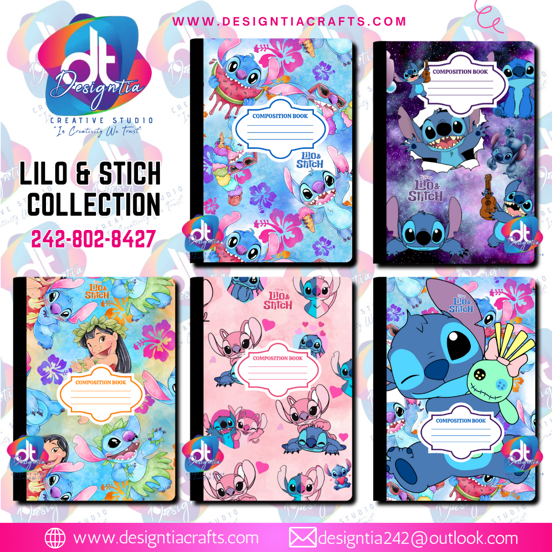 LILO & STITCH BOOK COVERS