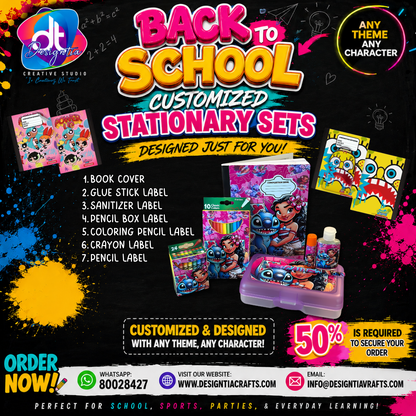 BACK TO SCHOOL LABEL SET