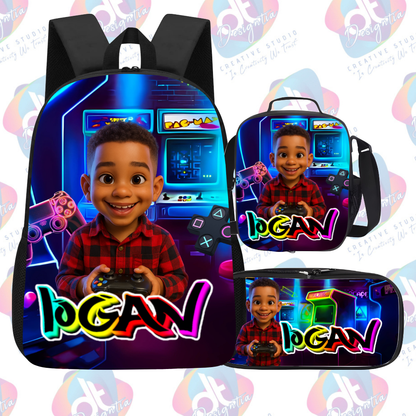 CUSTOMIZED BACKPACK & LUNCH BAG
