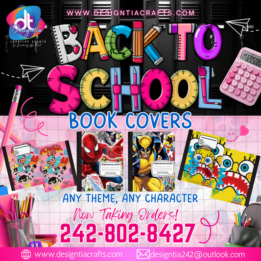 CUSTOMIZED BOOK COVERS