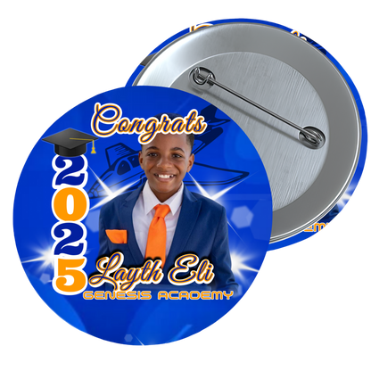 2" GRAD SHIRT PINS