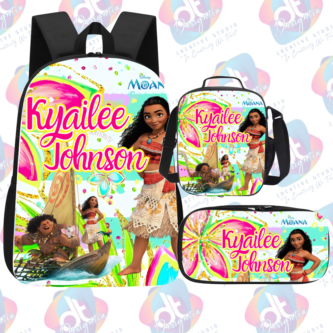 CUSTOMIZED BACKPACK & LUNCH BAG