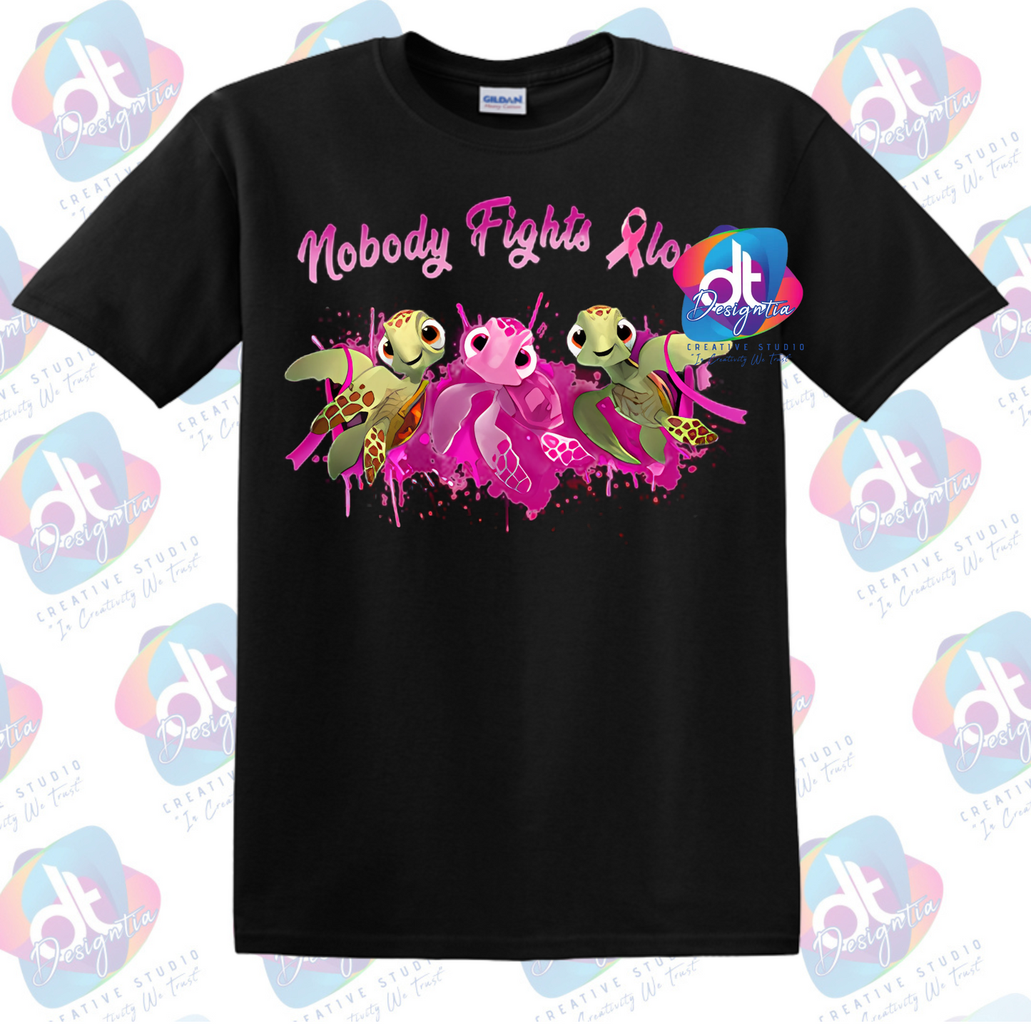 SEA TURTLE BREAST CANCER TEE