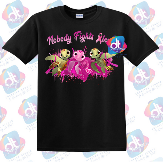 SEA TURTLE BREAST CANCER TEE