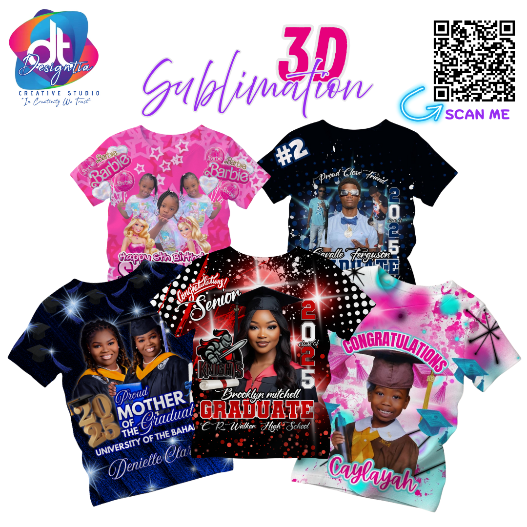 CUSTOMIZED 3D SUBLIMATION SHIRTS