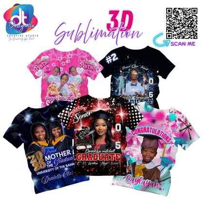 CUSTOMIZED 3D SUBLIMATION SHIRTS