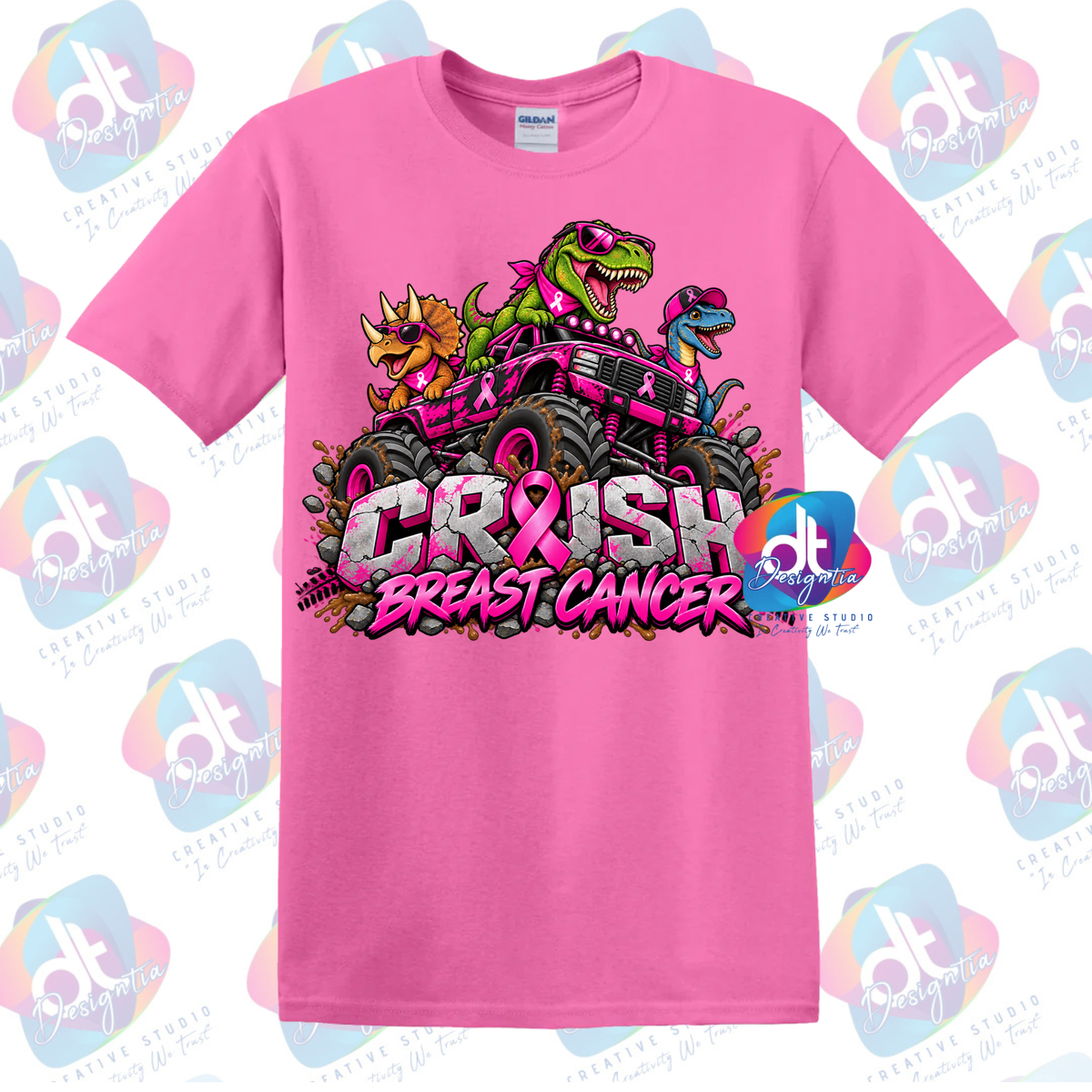 CRUSH BREAST CANCER AWARENESS TEE