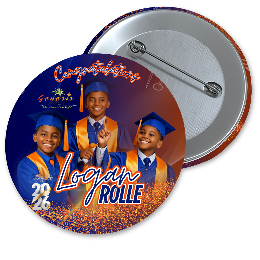 2" GRAD SHIRT PINS
