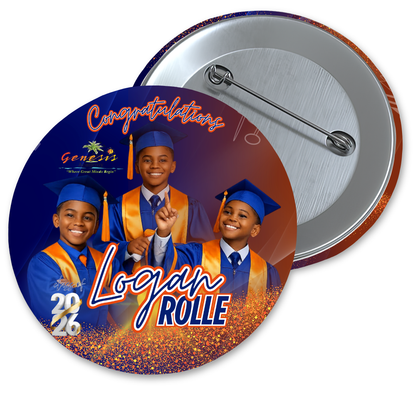2" GRAD SHIRT PINS