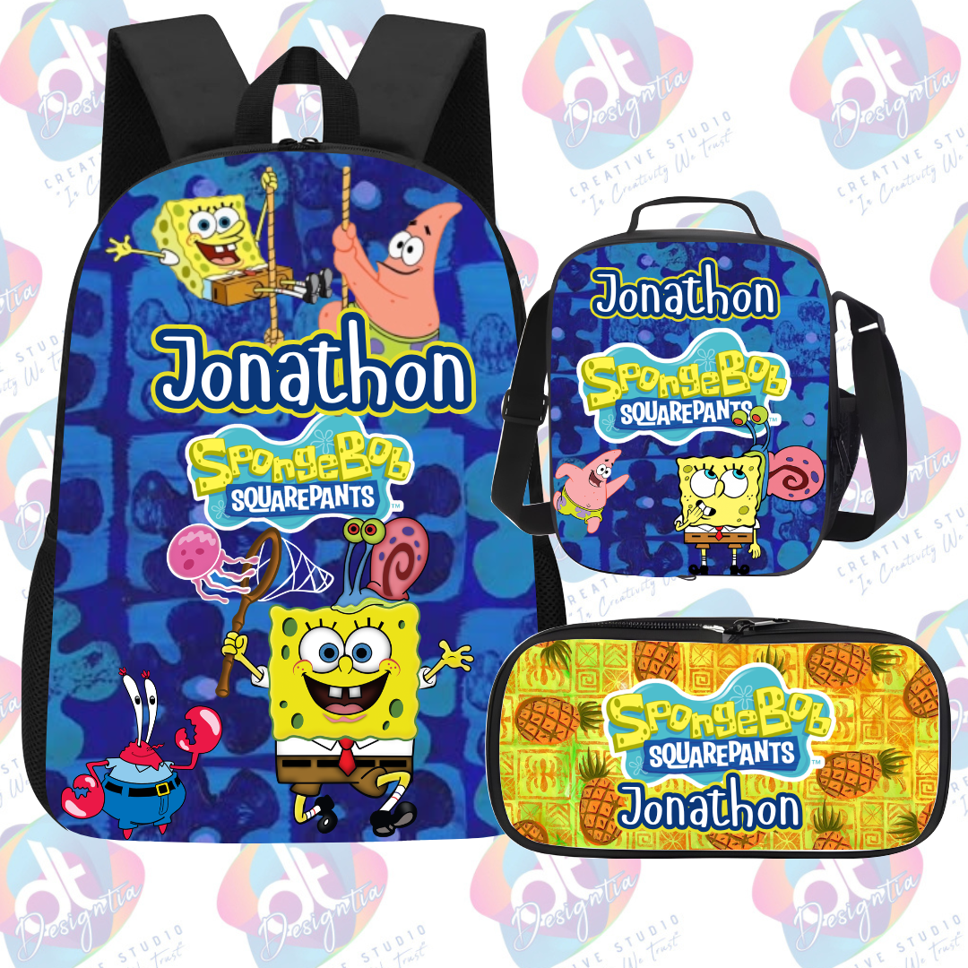 CUSTOMIZED BACKPACK & LUNCH BAG