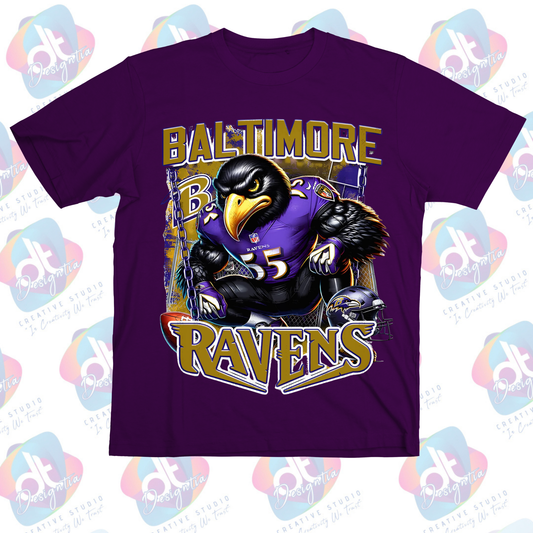 BALTIMORE RAVENS COTTON TEE