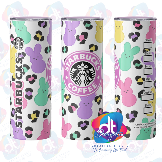 EASTER PEEPS STARBUCKS TUMBLER WRAP (DIGITAL FILE)