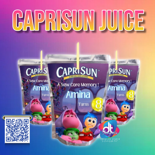 CUSTOMIZED CAPRISUN JUICE (PER DOZEN)