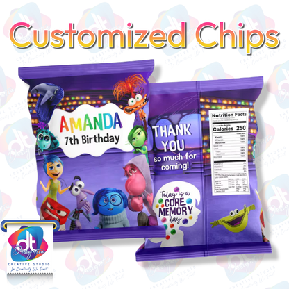CUSTOMIZED CHIP BAGS FILLED