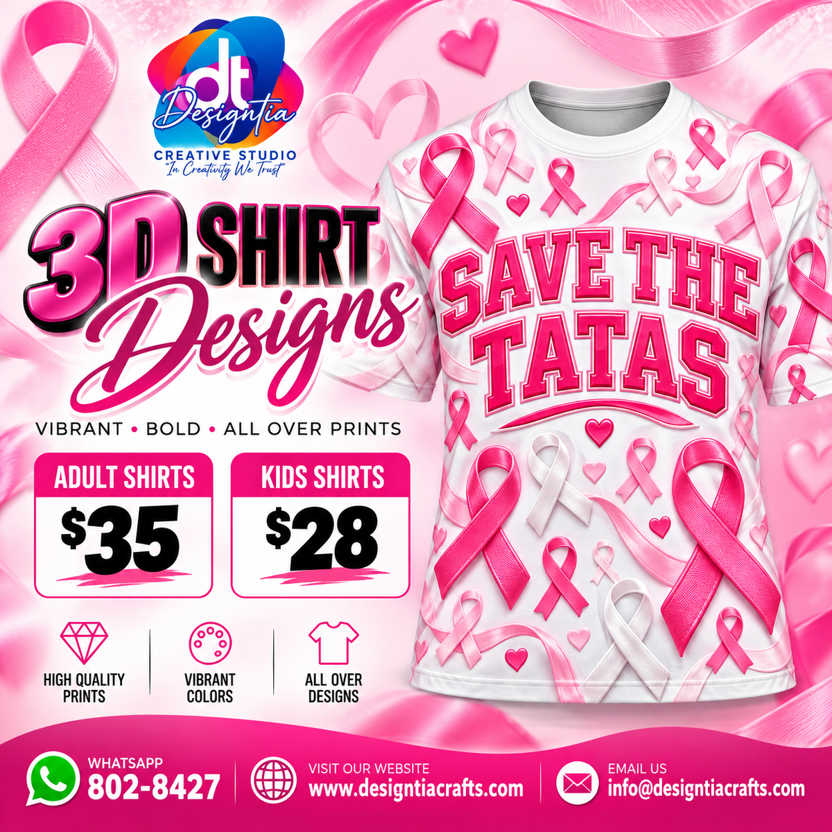 SAVE THE TATAS BREAST CANCER TEE