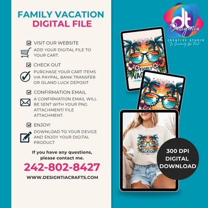 FAMILY VACATION 2025 PNG