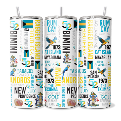 BAHAMAS 52ND INDEPENDENCE TUMBLER