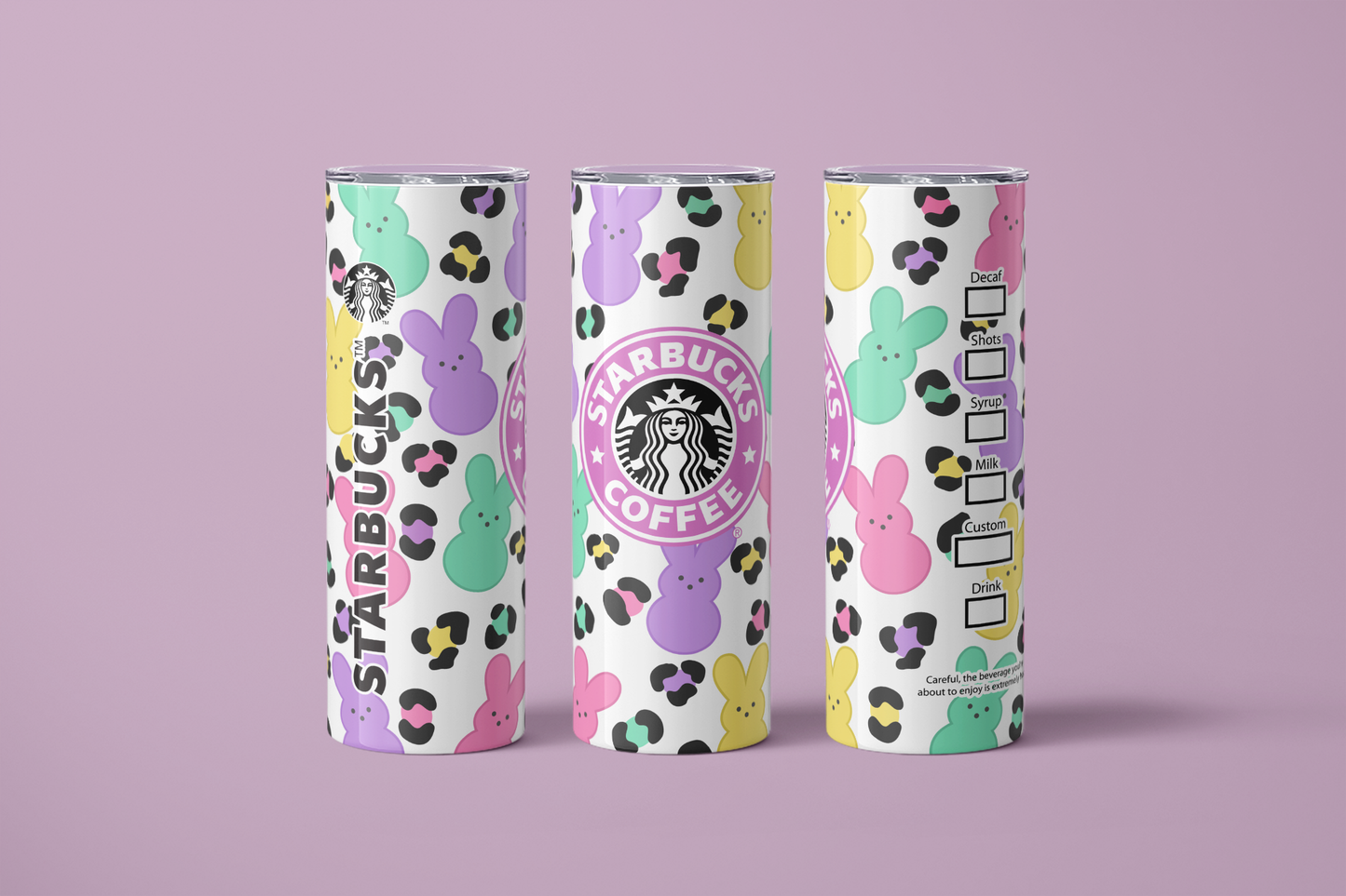 20oz EASTER PEEPS STAINLESS STEEL TUMBLER