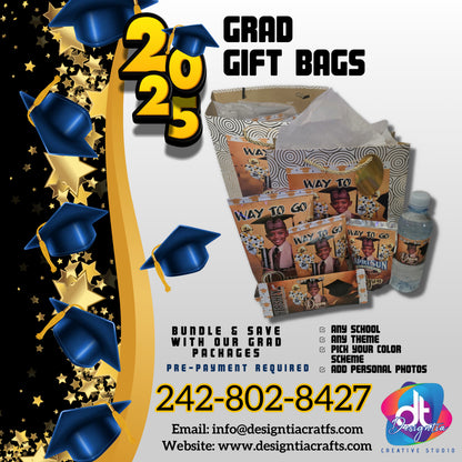 GRAD STUFFED GIFT BAG