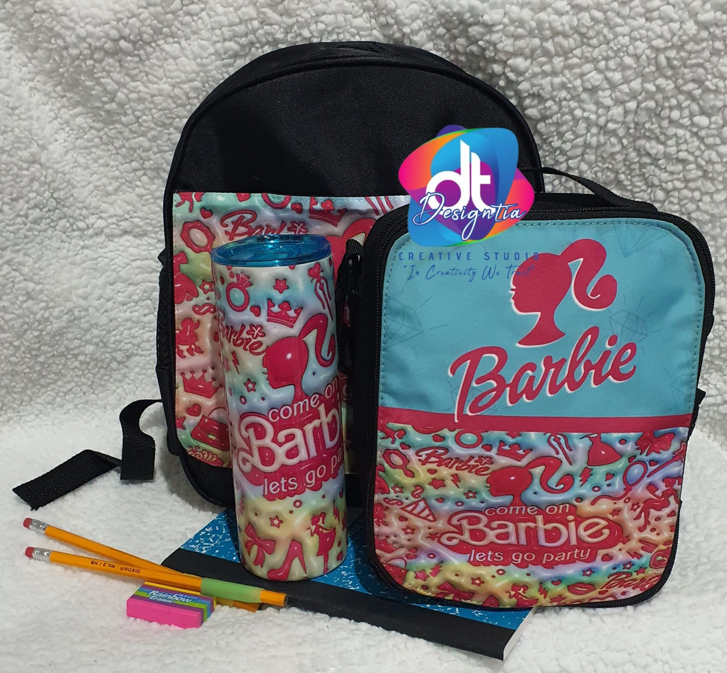 CUSTOMIZED BACKPACK & LUNCH BAG