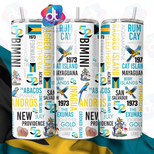 BAHAMAS 52ND INDEPENDENCE TUMBLER