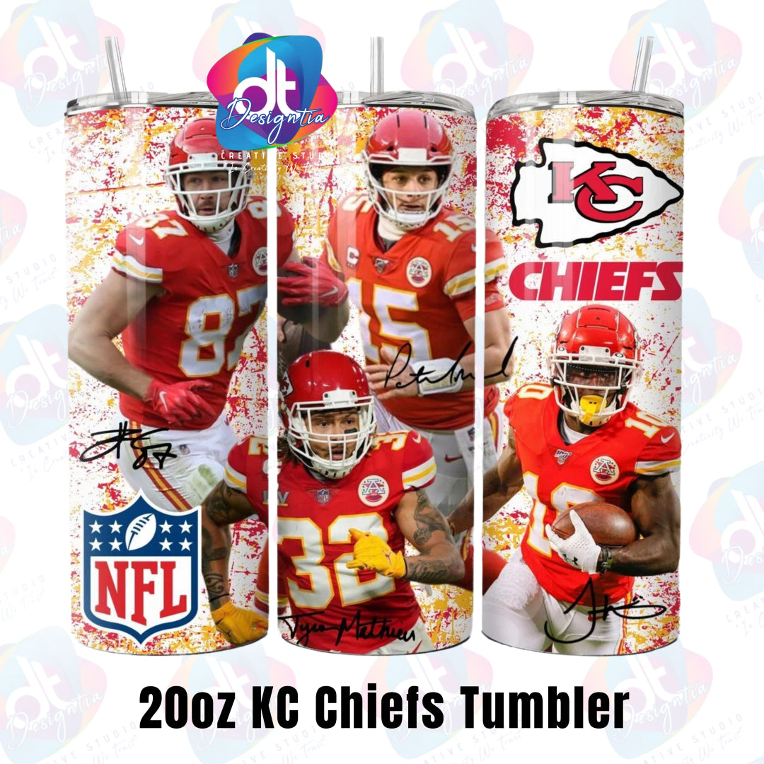 20oz KC CHIEFS TUMBLER