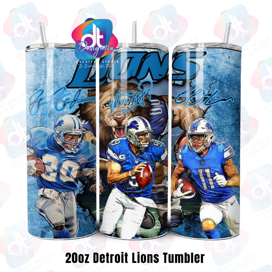 DETROIT LIONS 20OZ TUMBLER