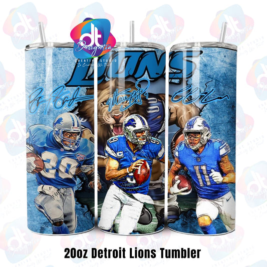 DETROIT LIONS 20OZ TUMBLER