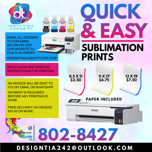 SUBLIMATION PRINTS